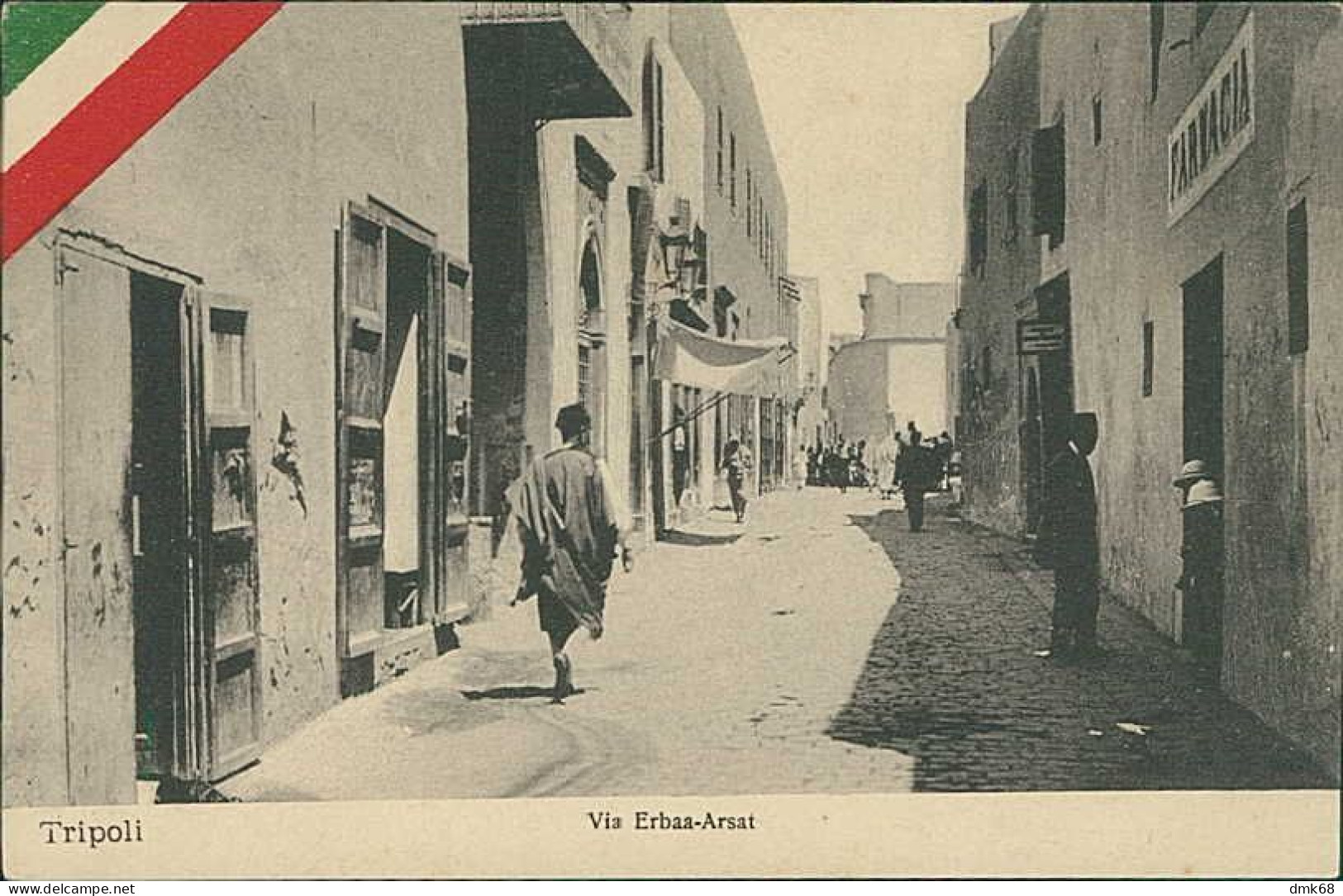 LIBIA / LIBYA - TRIPOLI - VIA ERBAA-ARSAT - EDIZIONE RAGOZINO - 1911 (12348) - Libia