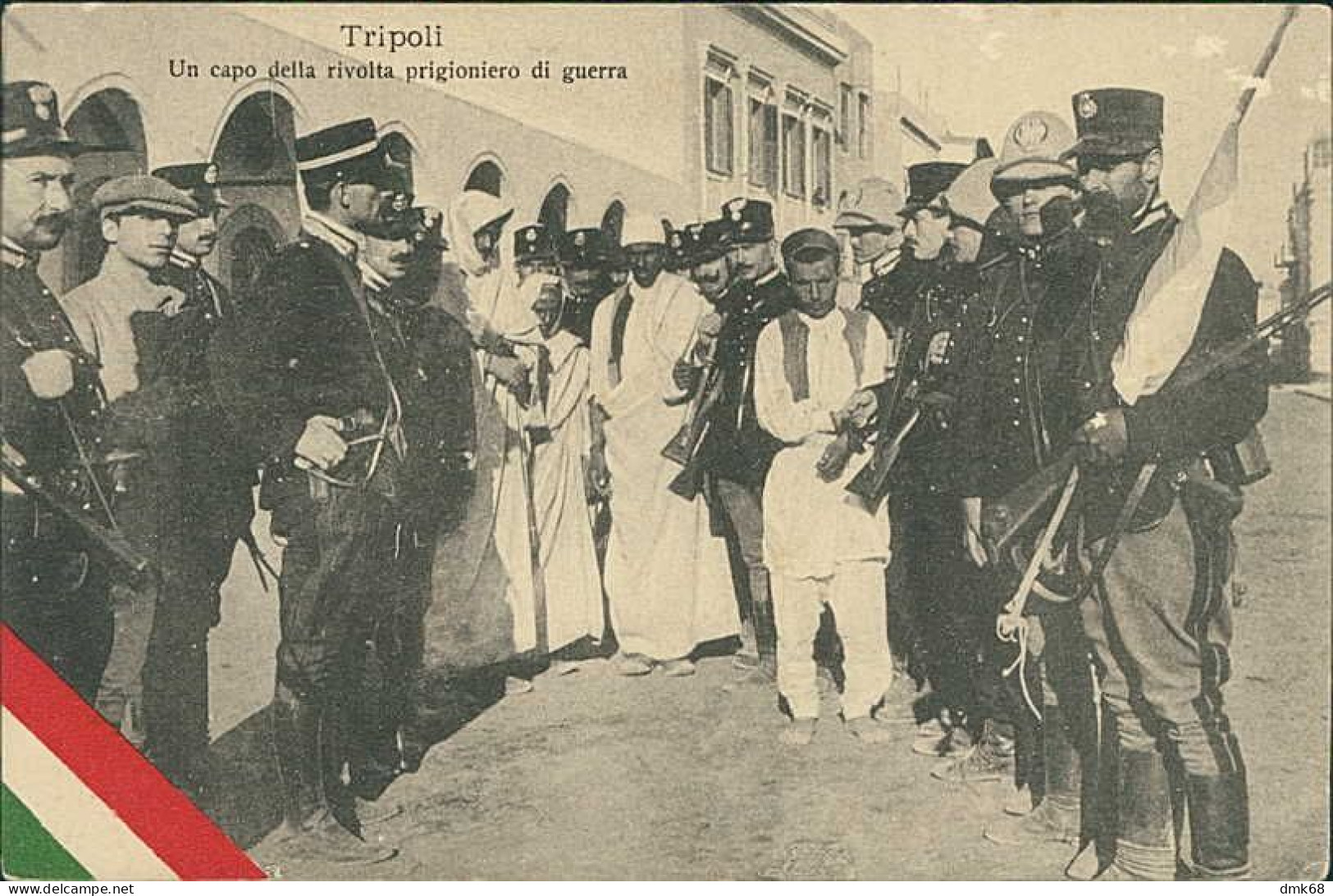 LIBIA / LIBYA - TRIPOLI - UN CAPO DELLA RIVOLTA PRIGIONIERO DI GUERRA - EDIZIONE RAGOZINO - 1911 (12349) - Libia