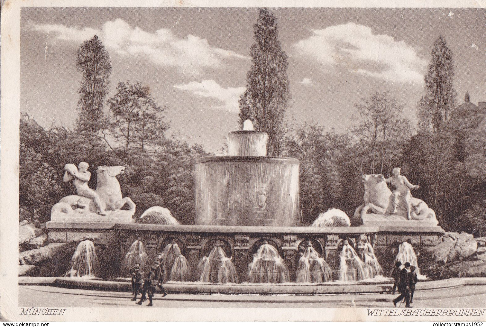 MUNCHEN FOUNTAIN , POSTCARD - Münchenbuchsee