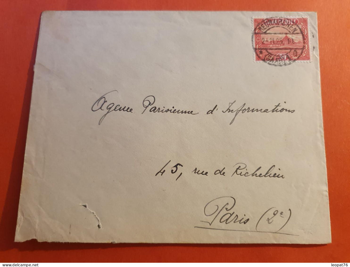 Sarre - Enveloppe De Neunkirchen Pour La France En 1925 - J 70 - Lettres & Documents