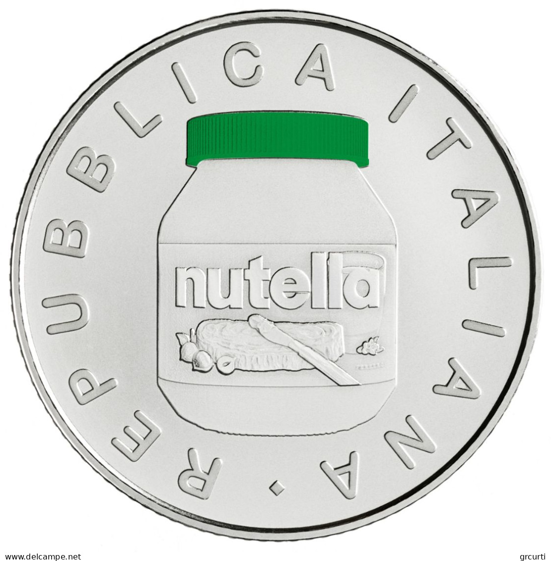 Italia - 5 Euro 2021 - Eccellenze Italiane - Nutella - Verde - N# 341414 - UC# 248 - Italie