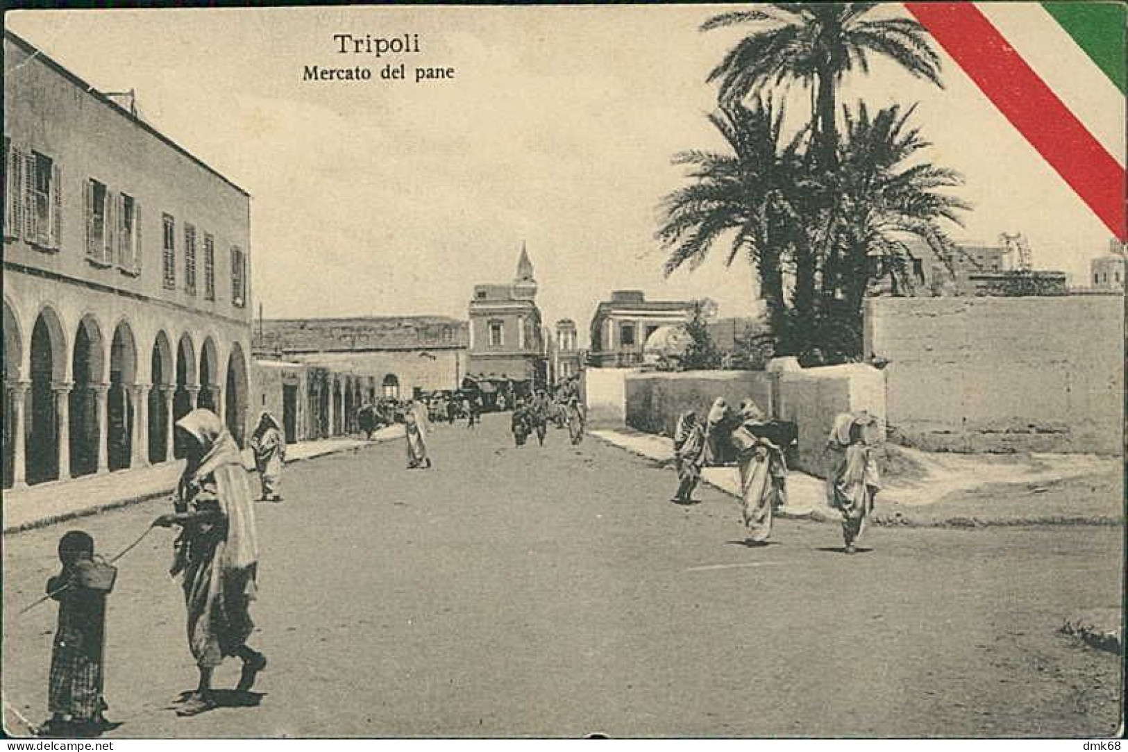 LIBIA / LIBYA - TRIPOLI - MERCATO DEL PANE / MARKET - EDIZIONE RAGOZINO - 1911 (12354) - Libia