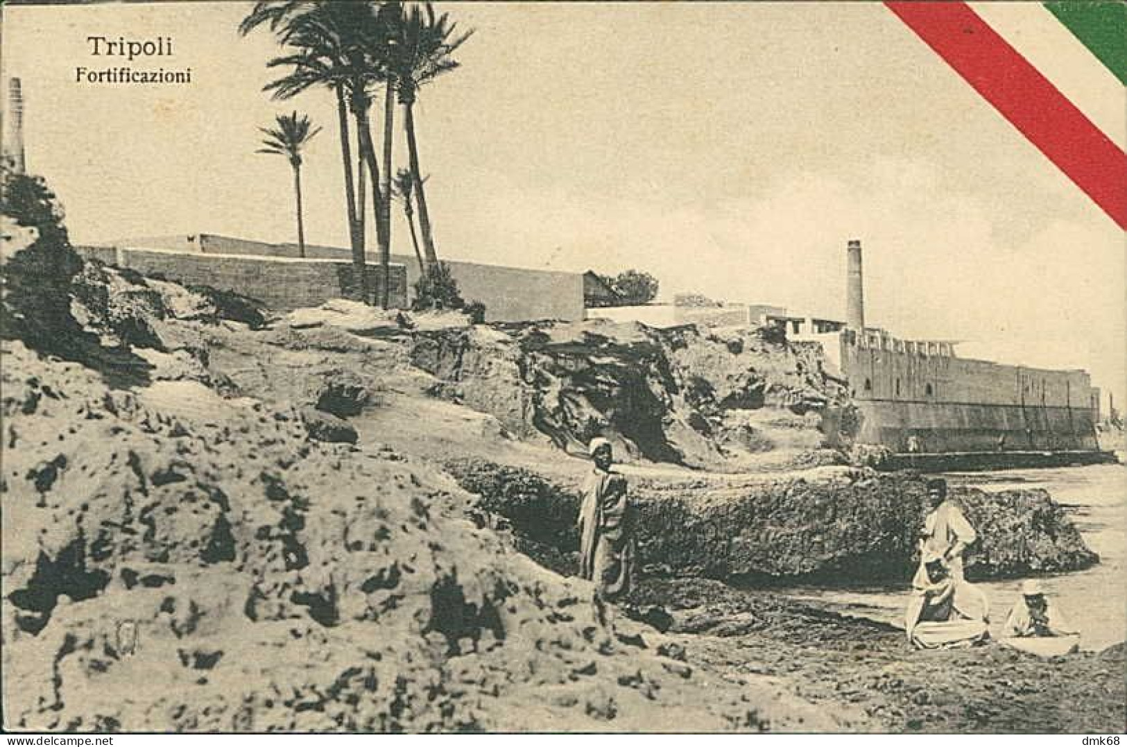 LIBIA / LIBYA - TRIPOLI - FORTIFICAZIONI - EDIZIONE RAGOZINO - 1911 (12355/2) - Libia
