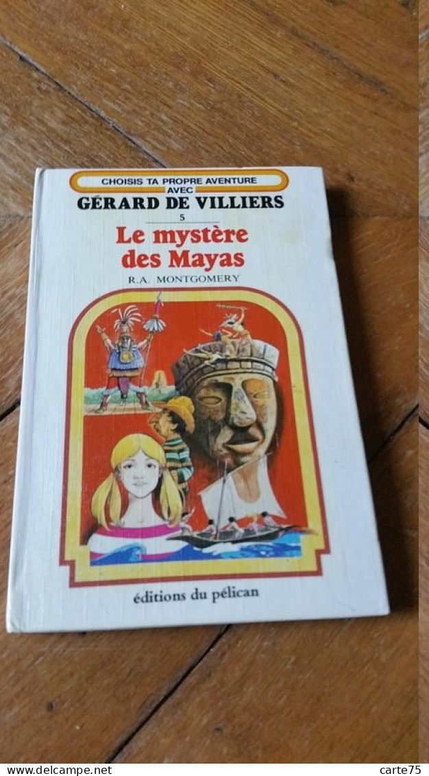 Le Mystère Mayas, Choisis Ta Propre Aventure Avec Gérard De Villiers, 5, éditions Du Pélican, Jeu De Rôle - Other & Unclassified