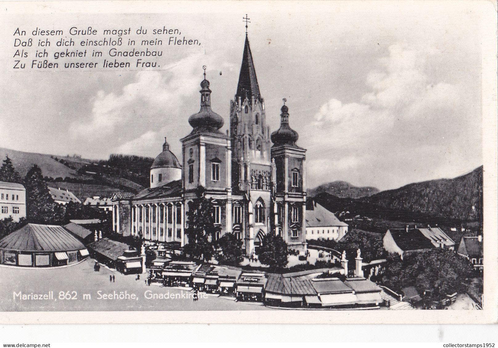 MARIAZELL SEEHOHE  GNADENKIRCHE  POSTCARD - Chiese