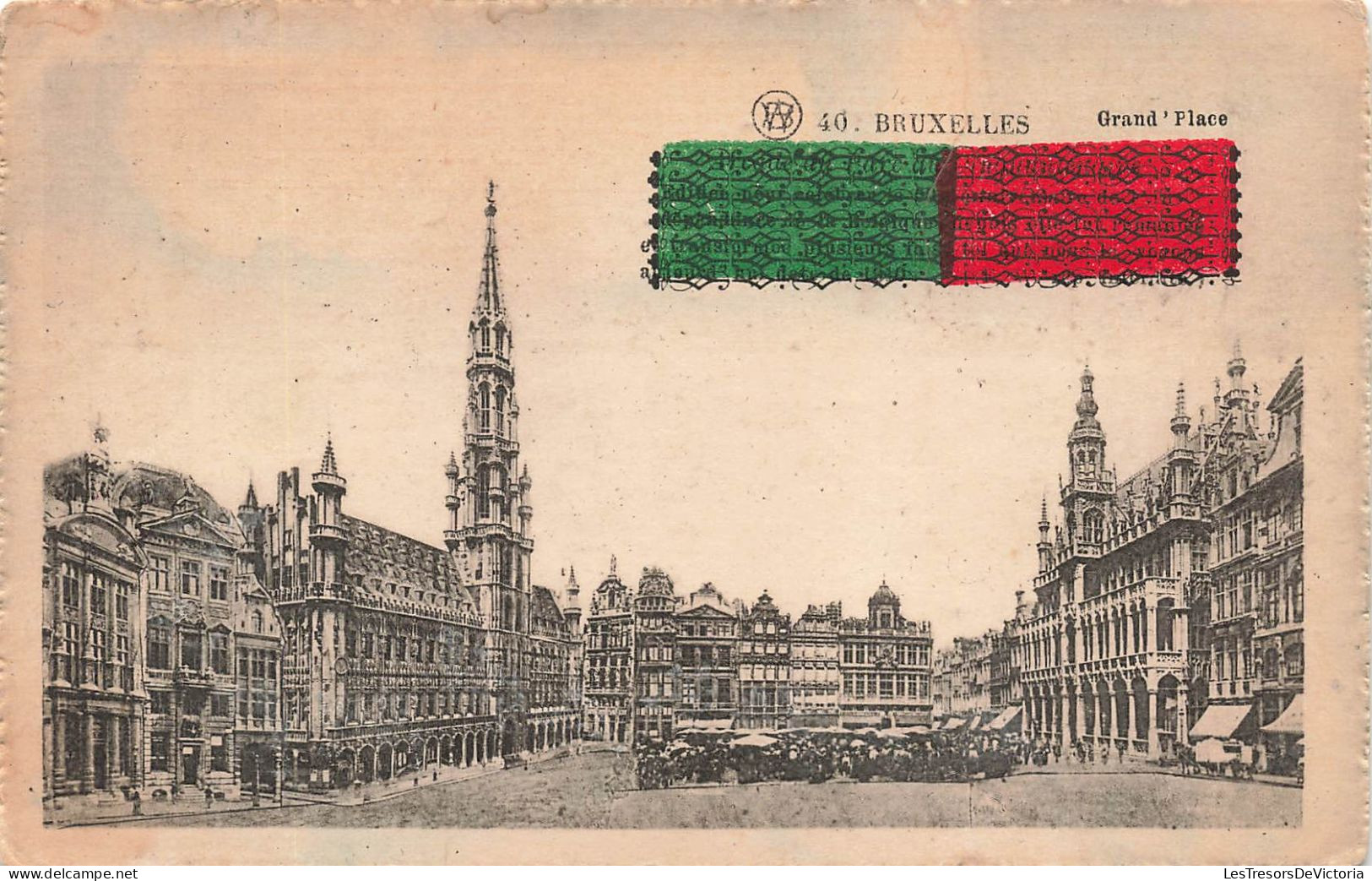 BELGIQUE - Bruxelles - Vue Sur La Grand'Place  - Carte Postale Ancienne - Other & Unclassified