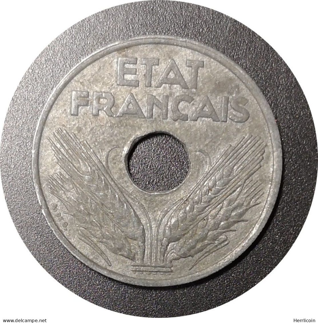 Monnaie France - 1941 - 20 Centimes Etat Français Zinc, Type 20, Lourde - 20 Centimes