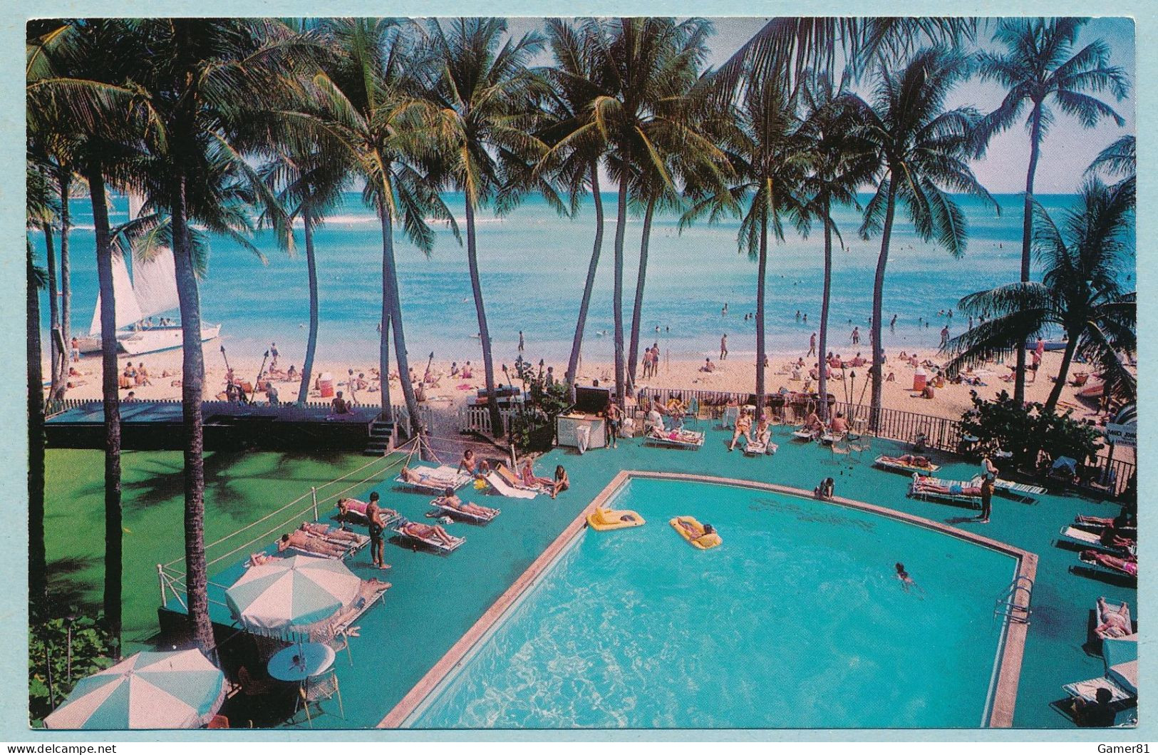 WAIKIKI BEACH  - Outrigers Hotels - Swimming Pool - HONOLULU - HAWAII - Honolulu