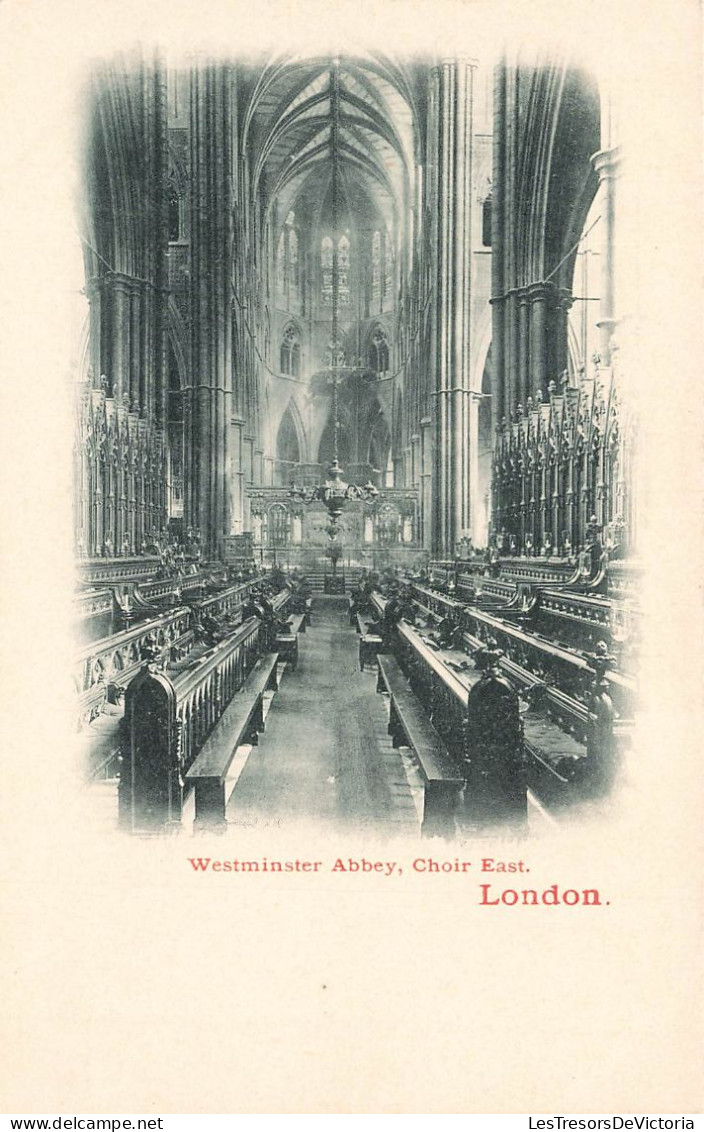 ROYAUME-UNI - Angleterre - London - Westminster Abbey - Carte Postale Ancienne - Westminster Abbey