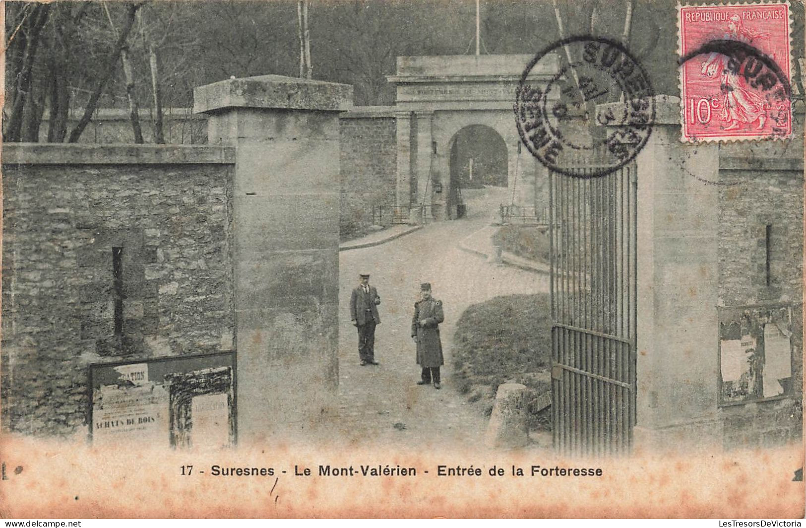 FRANCE - Suresnes - Le Mont Valérien - Entrée De La Forteresse - Carte Postale Ancienne - Suresnes
