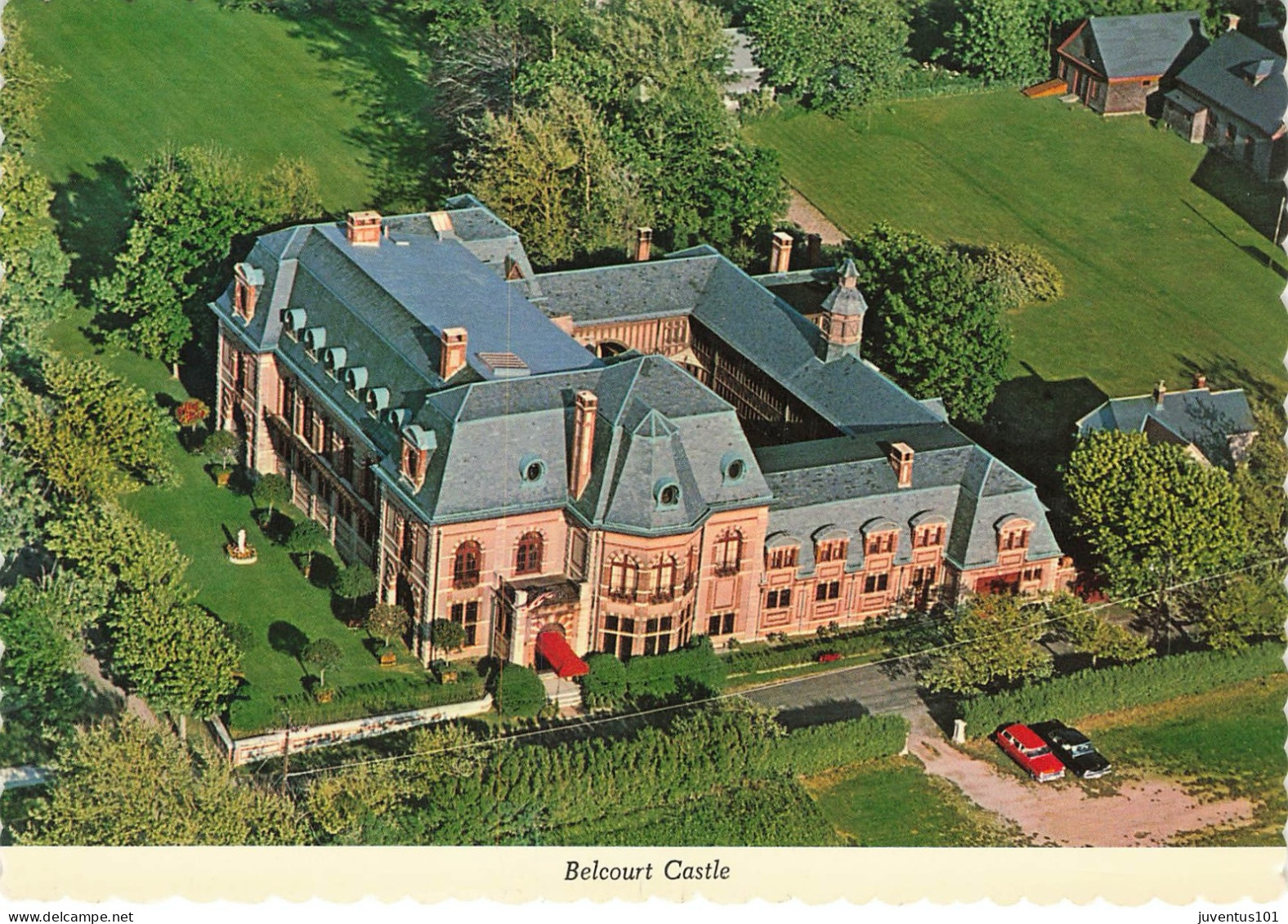 CPSM Aerial View Of Belcourt Castle-Newport    L2533 - Newport