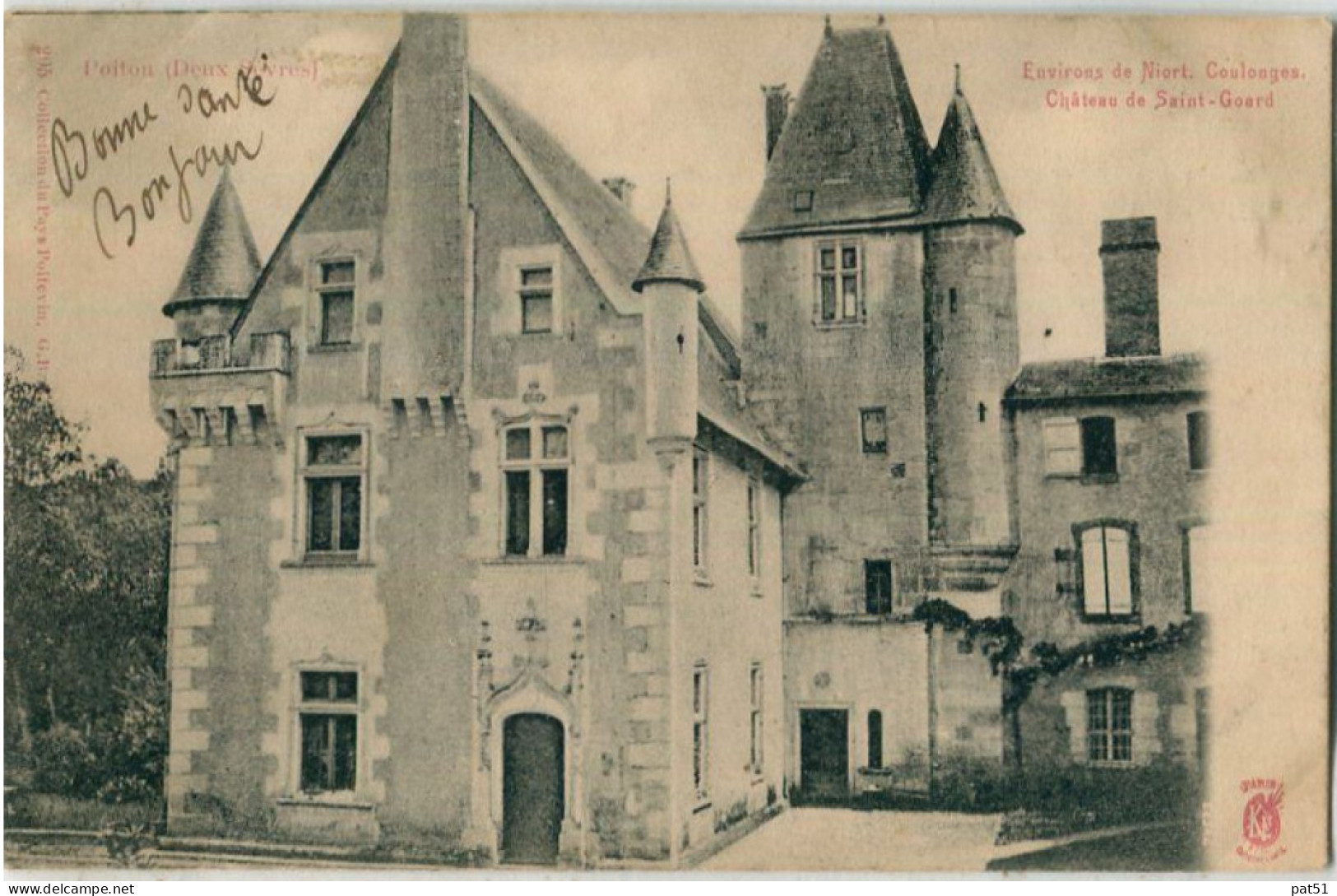 79 - Coulonges : Château De Saint Goard - Coulonges-sur-l'Autize