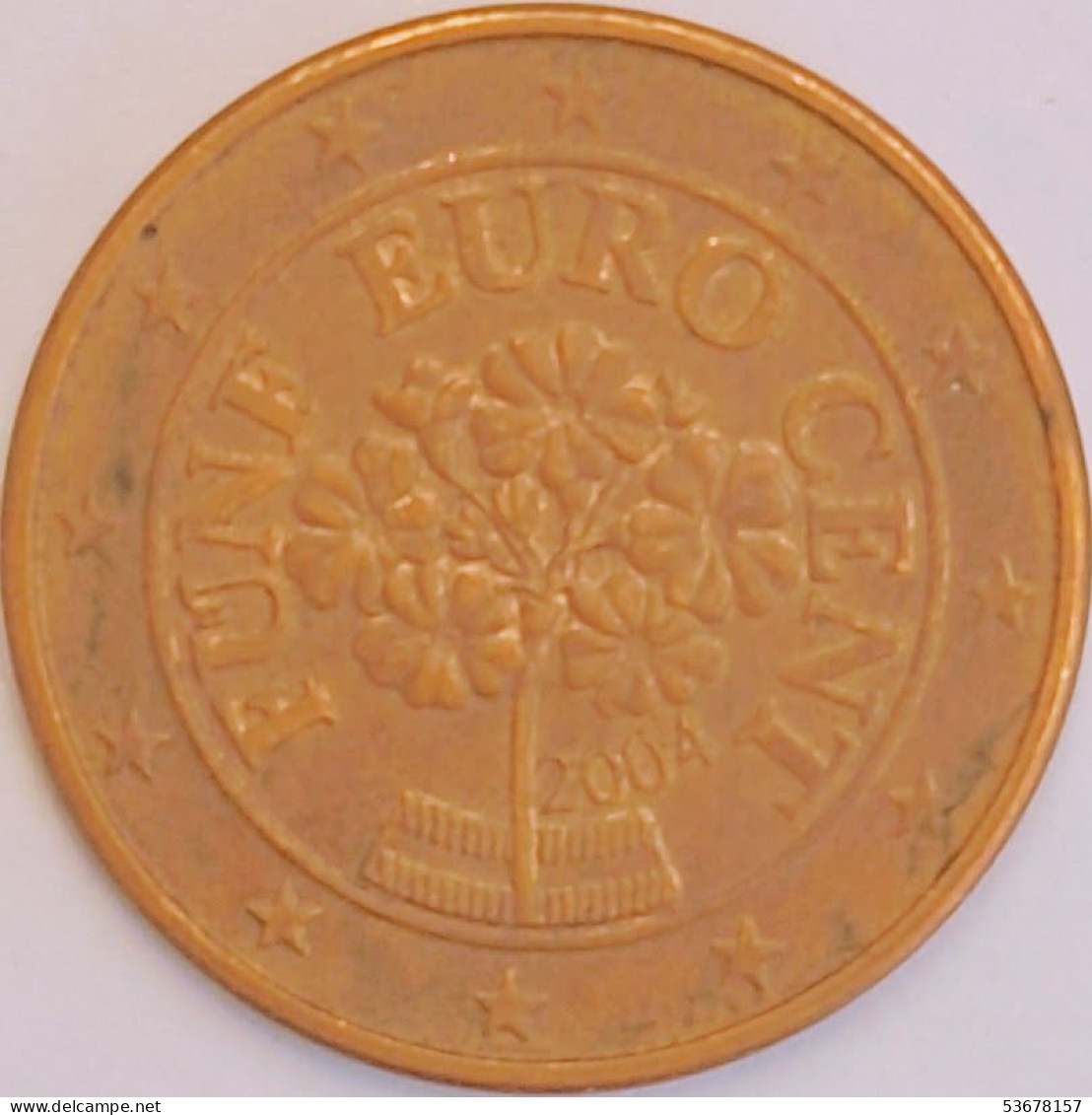 Austria - 5 Euro Cent 2004, KM# 3084 (#3040) - Autriche