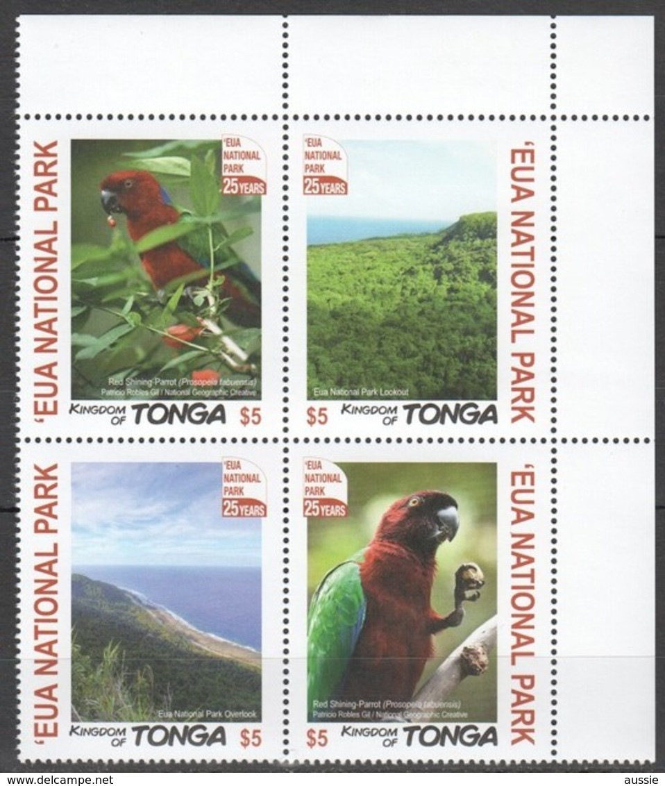 Tonga  2017 Micheln° 2146-2149 *** MNH  Faune Oiseaux Vogels Birds - Tonga (1970-...)