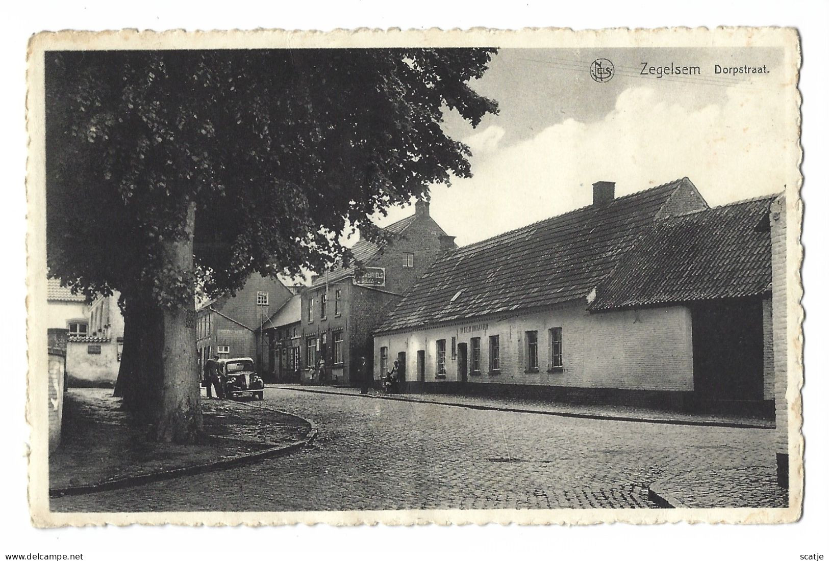 Zegelsem   -   Dorpstraat.   -   1983    Brakel   Naar   Zwevezele - Brakel