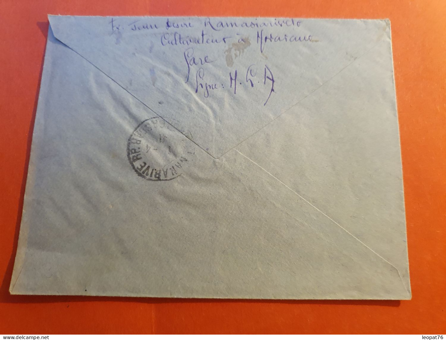 Madagascar - Enveloppe En Recommandé De Moramanga Pour Tananarive En 1941 - J 100 - Brieven En Documenten