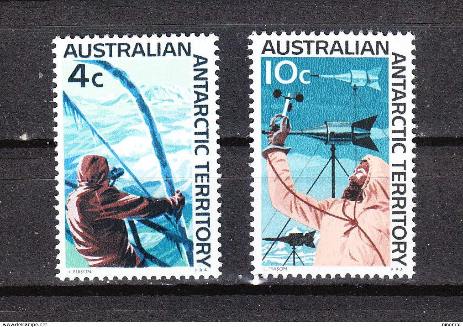 Australian Antarctic Territory   -  1966. Misurazione Dei Venti Antartici. Measurement Of Antarctic Winds. MNH - Programmi Di Ricerca