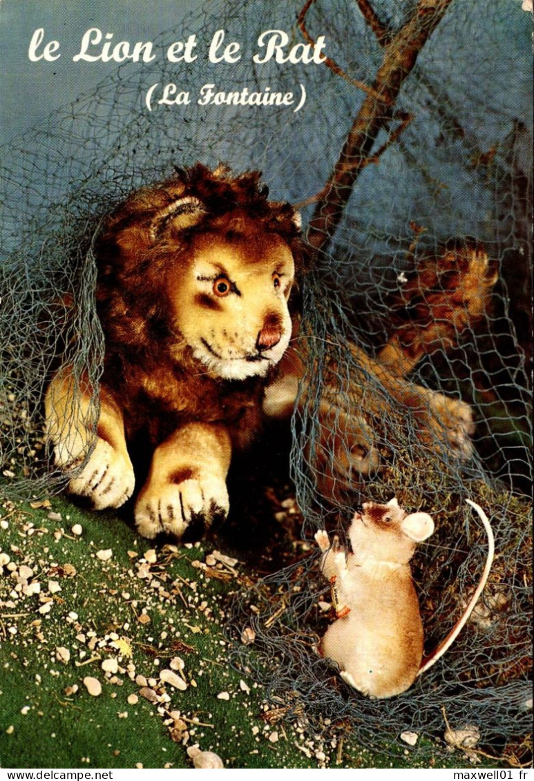 N2 - Carte Postale Fable - Le Lion Et Le Rat (La Fontaine) - Fairy Tales, Popular Stories & Legends