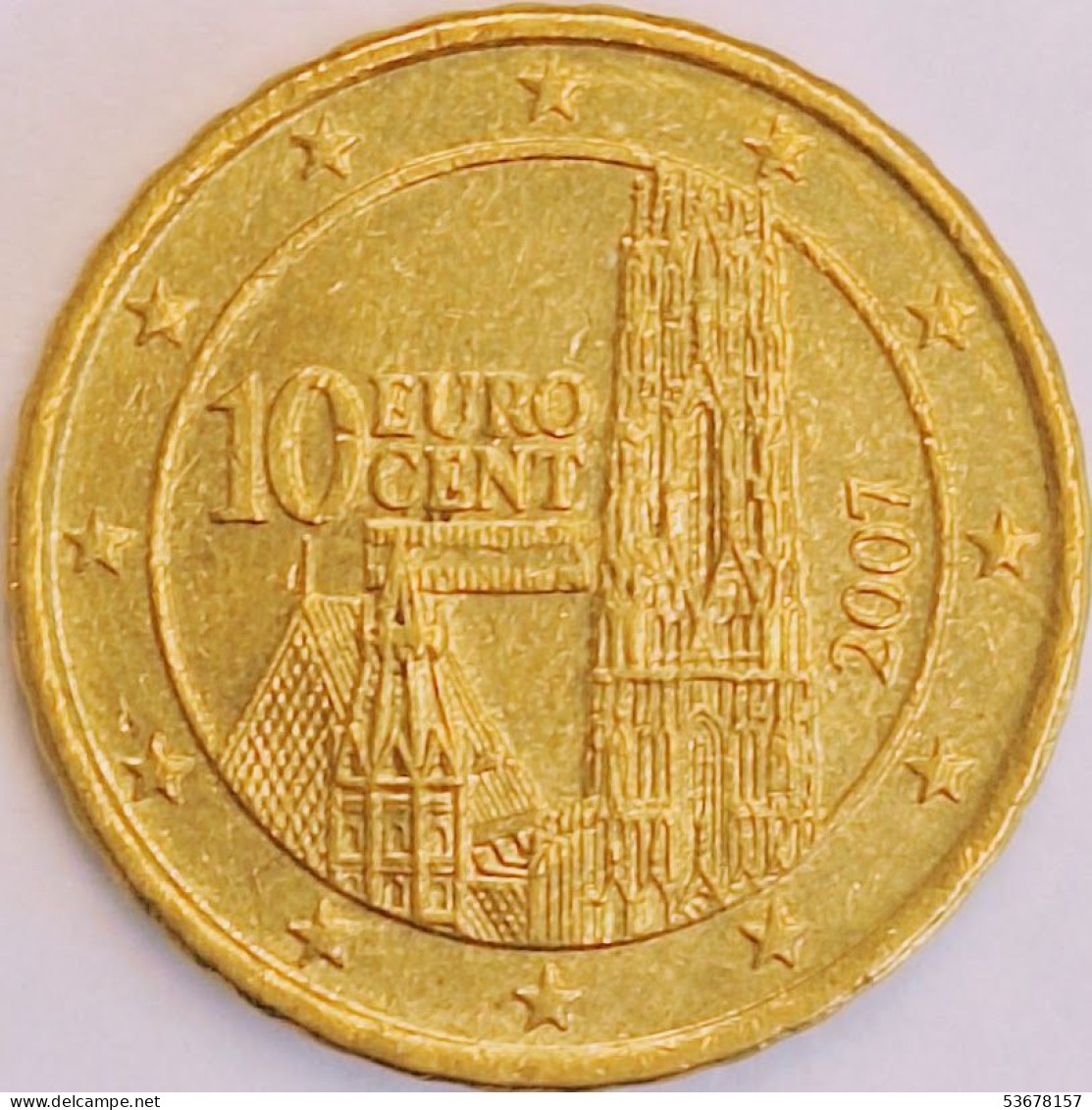 Austria - 10 Euro Cent 2007, KM# 3085 (#3043) - Autriche