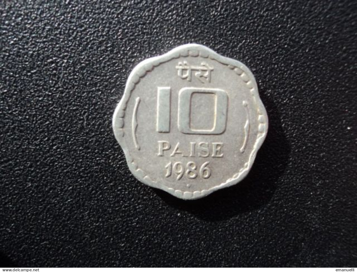 INDE : 10 PAISE   1986 (B)    KM 39     SUP - Inde