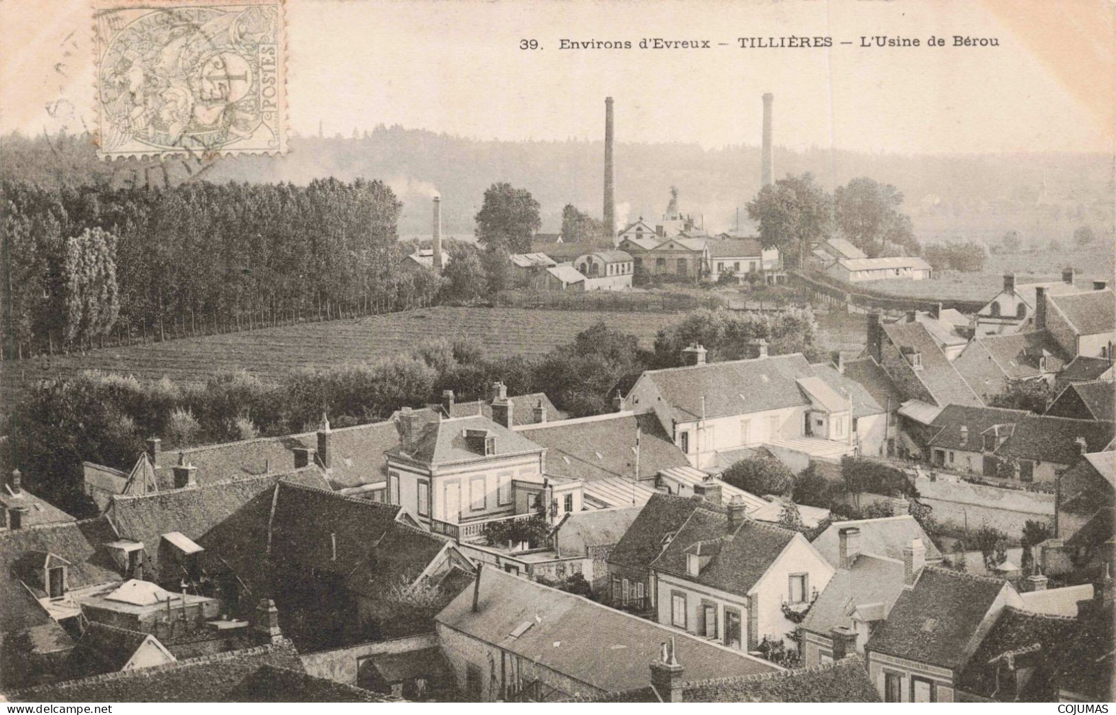 27 - TILLIERES _S25045_ Environs - L'usine De Bérou - Tillières-sur-Avre