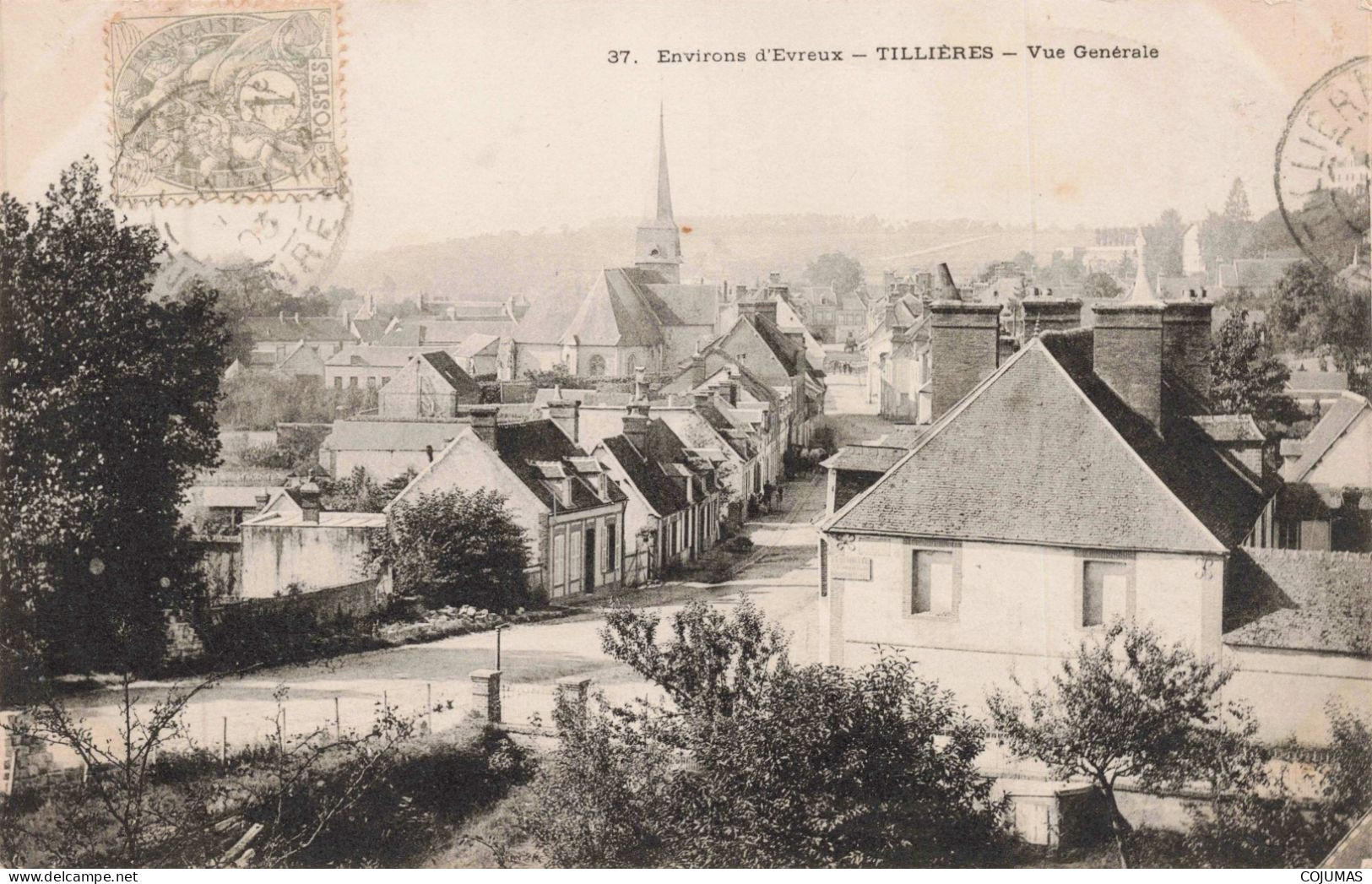 27 - TILLIERES _S25047_ Environs - Vue Générale - Tillières-sur-Avre