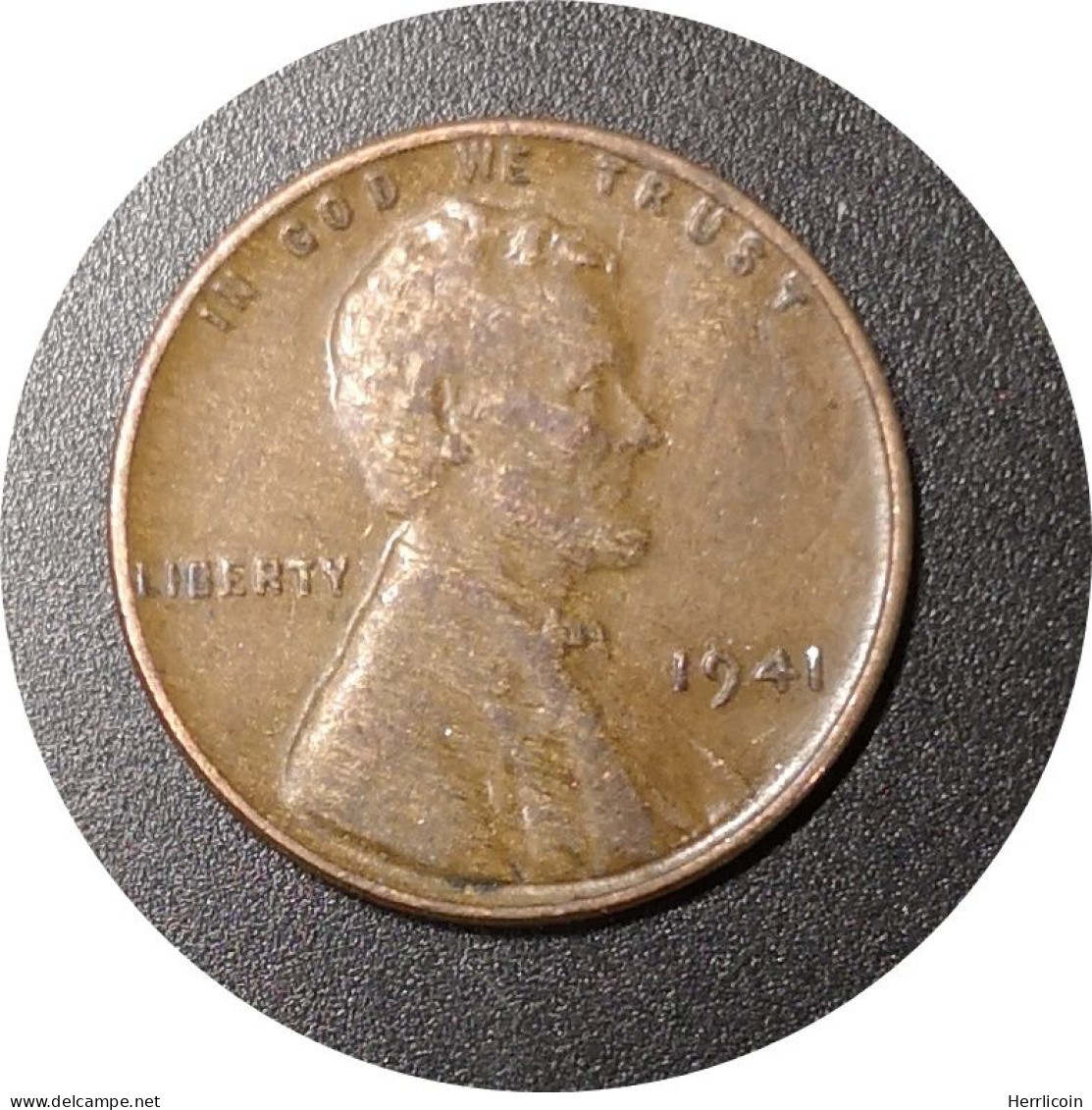 Monnaie Etats-Unis - 1941 -  1 Cent "Lincoln - Wheat Penny" - 1909-1958: Lincoln, Wheat Ears Reverse