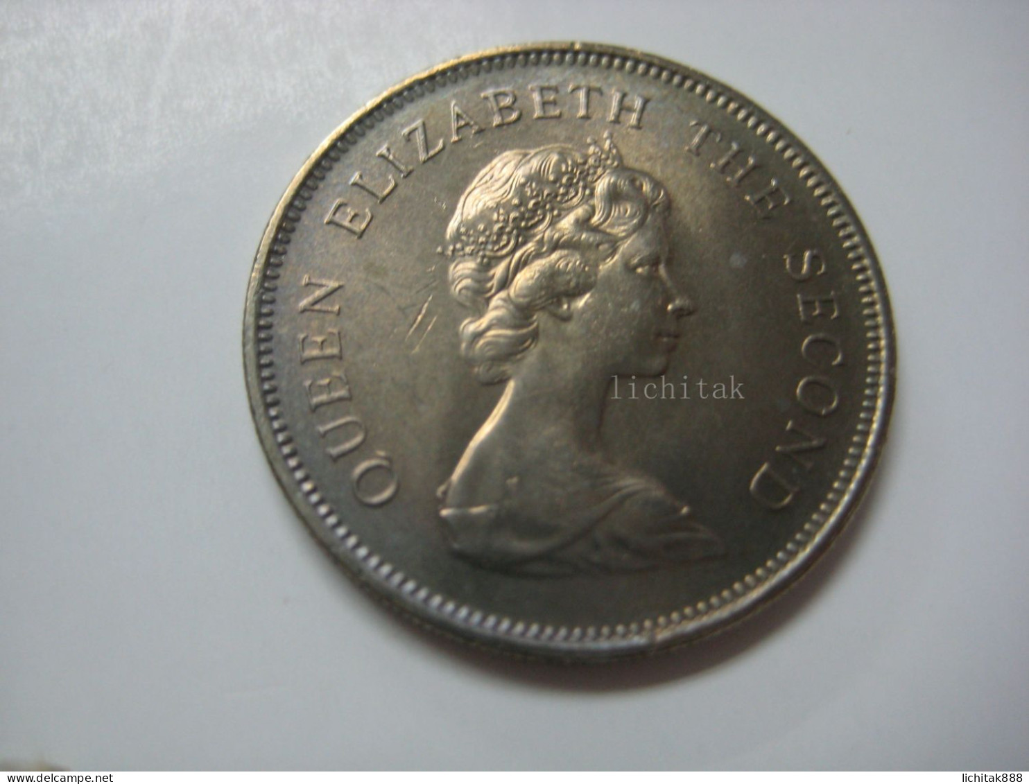 Hong Kong QEII 1978 1 Dollar $1 Coin UNC - Hongkong