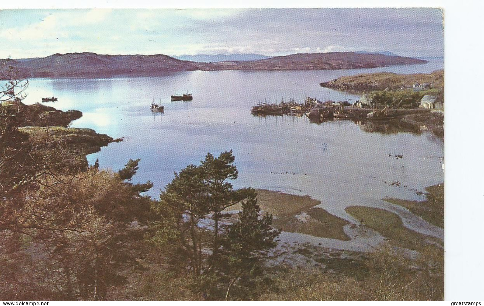 Scotland Postcard From Gairloch Pier  Isle Of Skye . Posted 1960s W.s.thompson. Larger Format - Stirlingshire