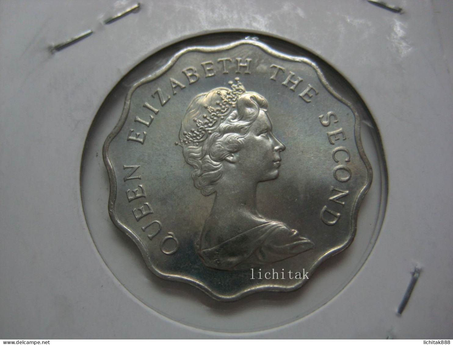 Hong Kong QEII 1981 2 Dollars $2 Coin UNC - Hong Kong