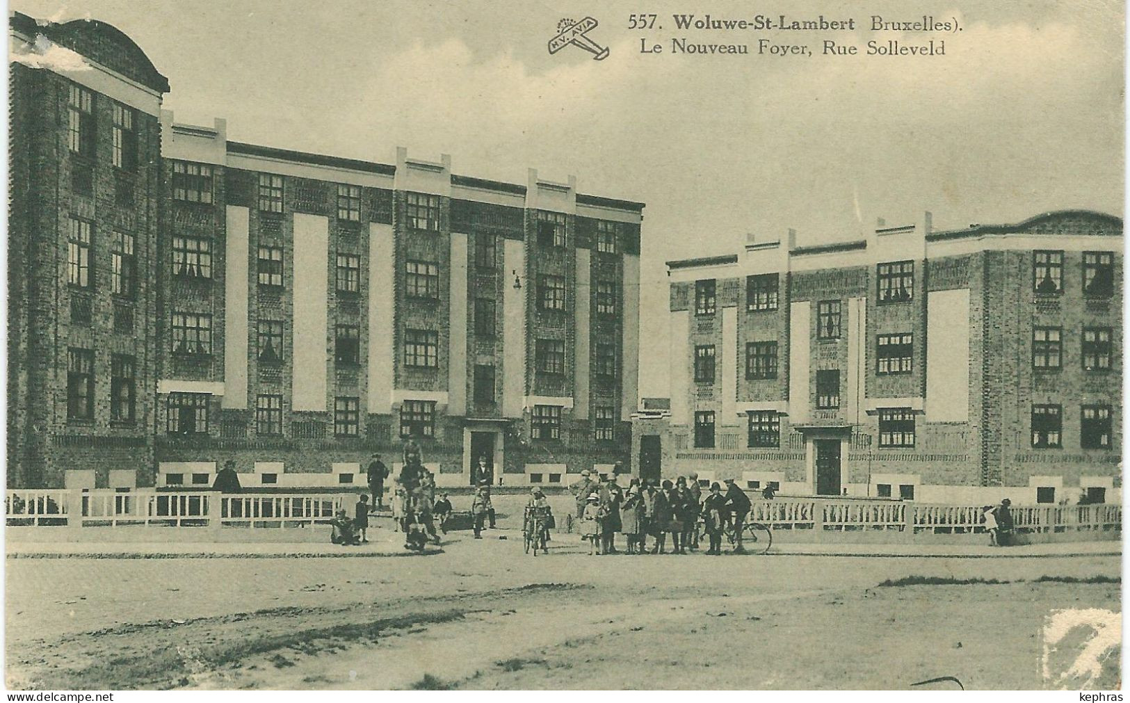 557. WOLUWE-ST-LAMBERT : Le Nouveau Foyer - Rue Solleveld Cachet De La Poste 1930 - St-Lambrechts-Woluwe - Woluwe-St-Lambert