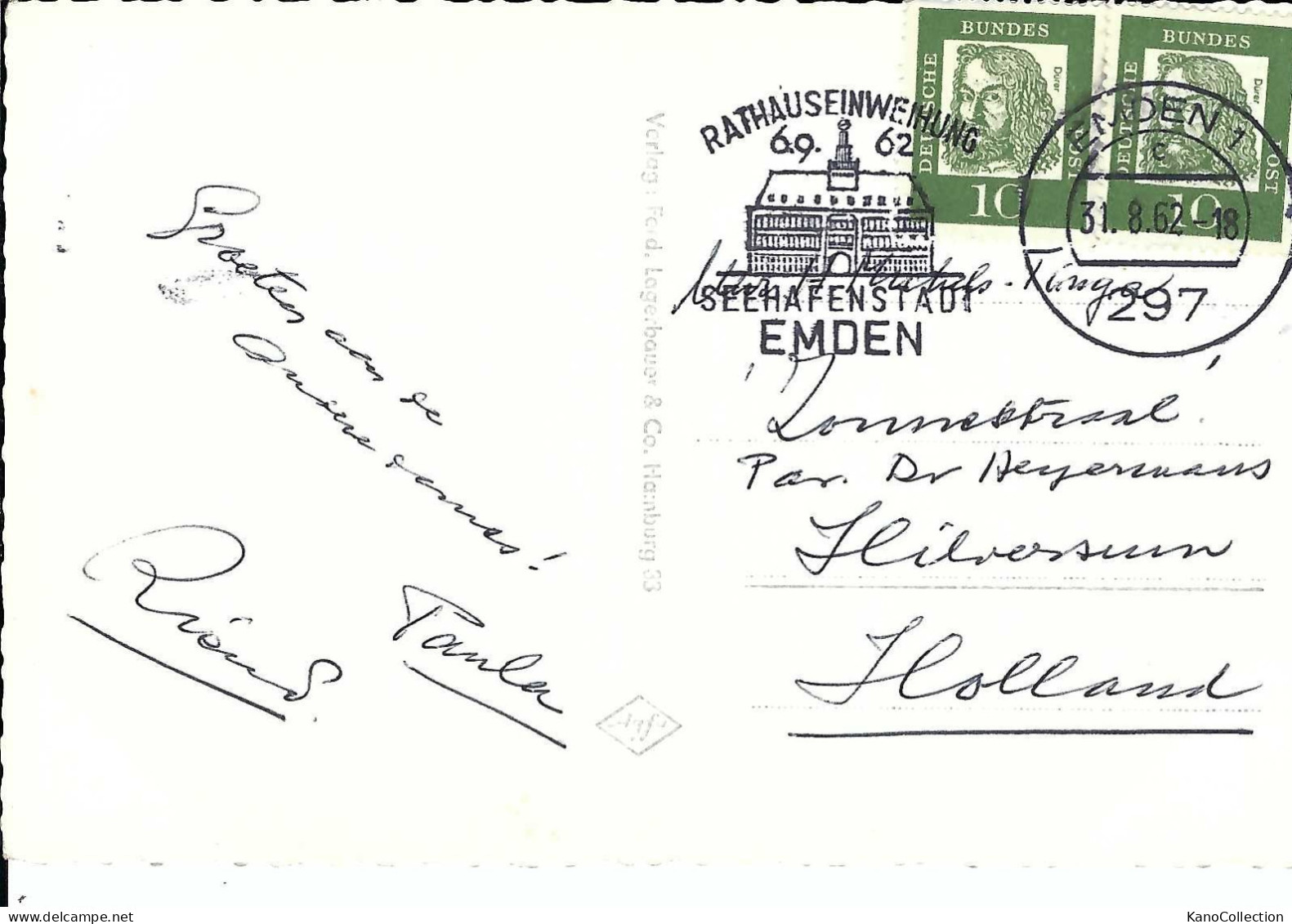 Emden, Kesselschleuse, Gekaufen 1962 - Emden