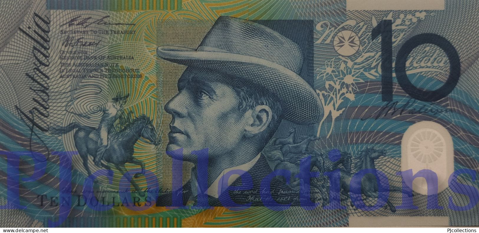 AUSTRALIA 10 DOLLARS 1993 PICK 52a POLYMER UNC - 1992-2001 (Polymer)