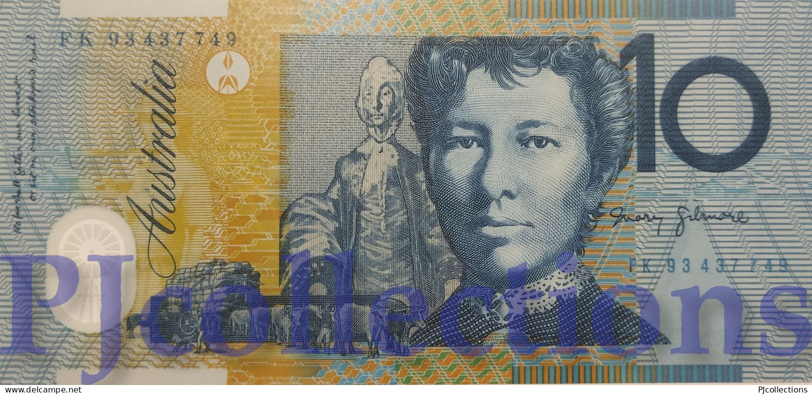 AUSTRALIA 10 DOLLARS 1993 PICK 52a POLYMER UNC - 1992-2001 (polymère)