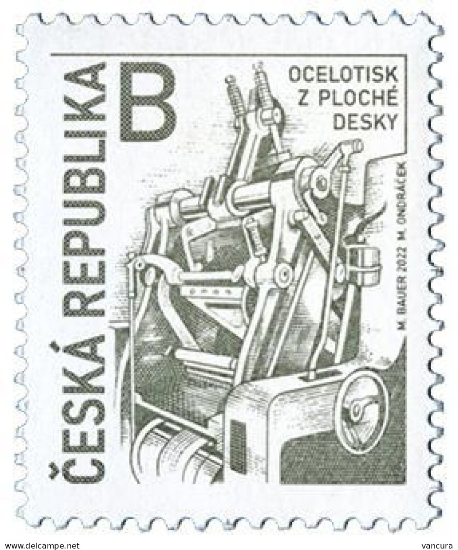 ** 1148 Czech Republic Traditions Of The Czech Stamp Design Recess Print From Flat Plates – WAITE 2022 - Unused Stamps