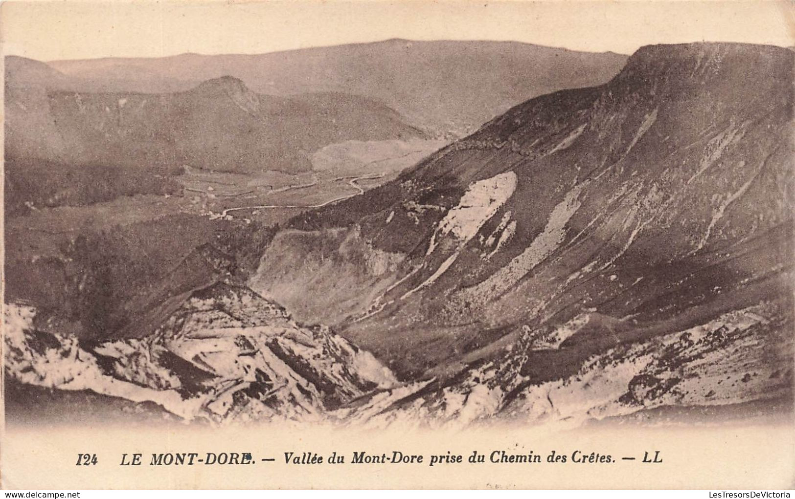 FRANCE - Le Mont Dore - Vallée Du Mont Dore Prise Du Chemin Des Crêtes - Carte Postale Ancienne - Le Mont Dore