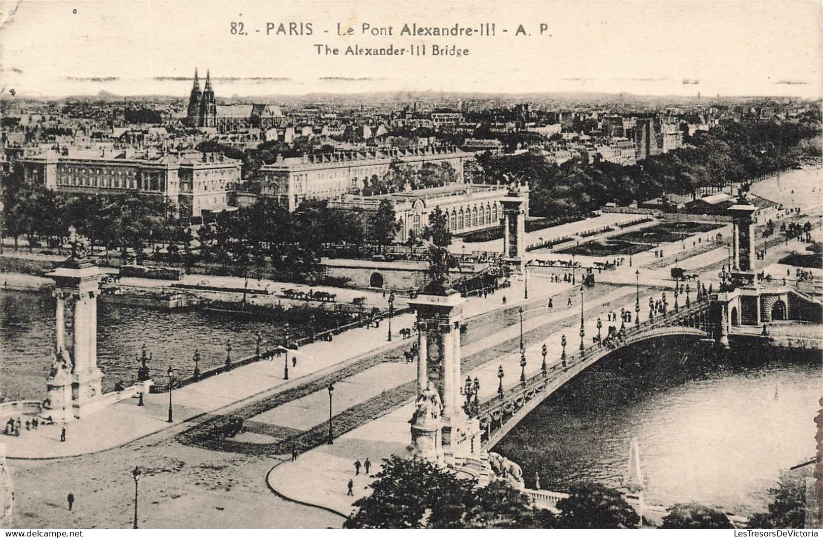 FRANCE - Paris - Le Pont Alexandre III - AP - Carte Postale Ancienne - Bridges