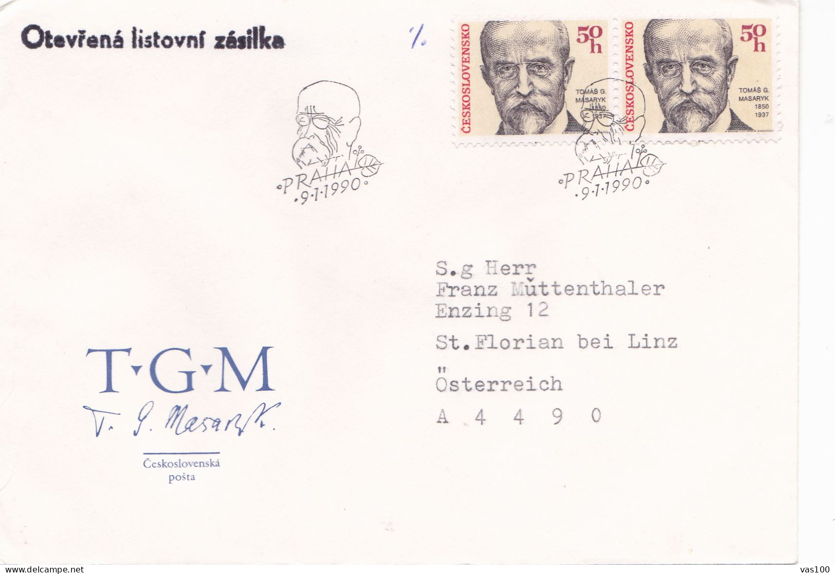 COVERS  CIRCULATED 1990 - Storia Postale