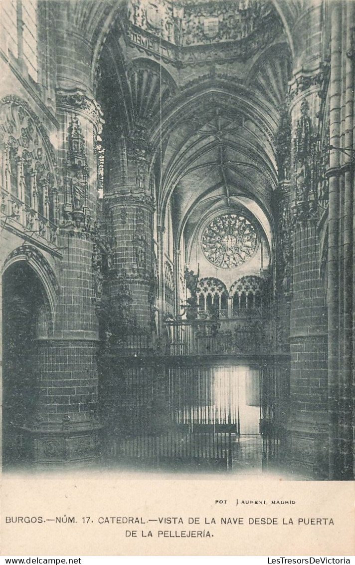 ESPAGNE - Burgos - Cathédrale Sainte-Marie - Carte Postale Ancienne - Burgos