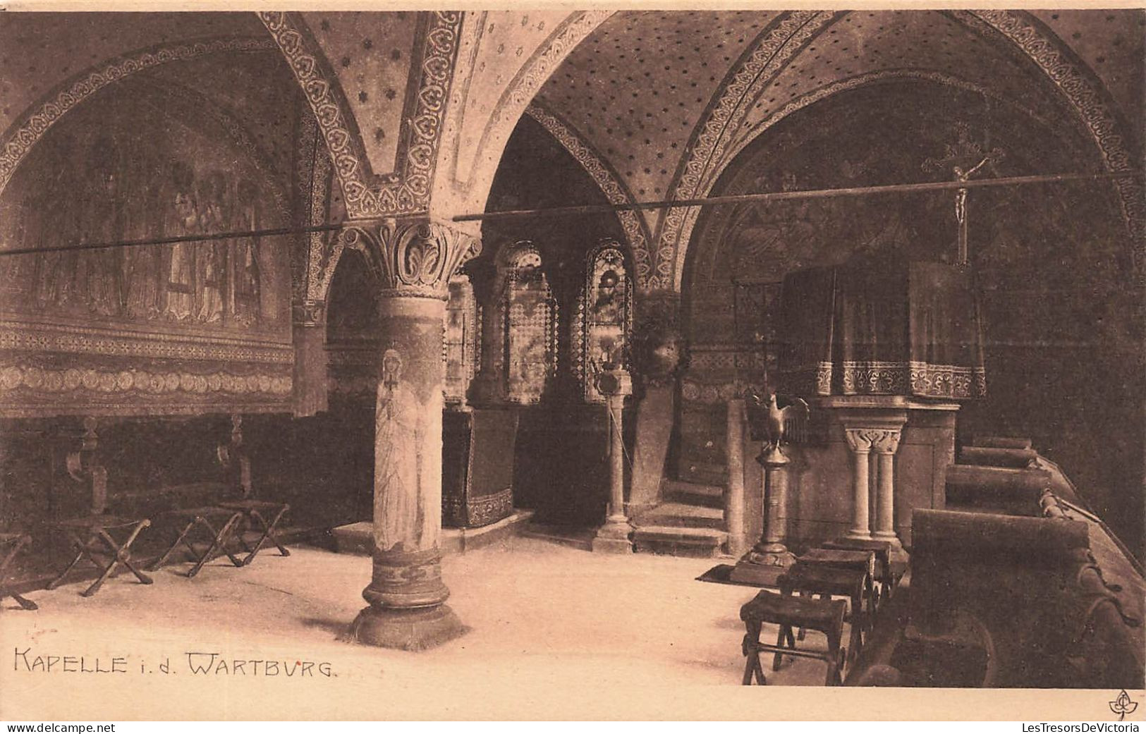 ALLEMAGNE - Château De Wartbourg - Kapelle - Carte Postale Ancienne - Eisenach