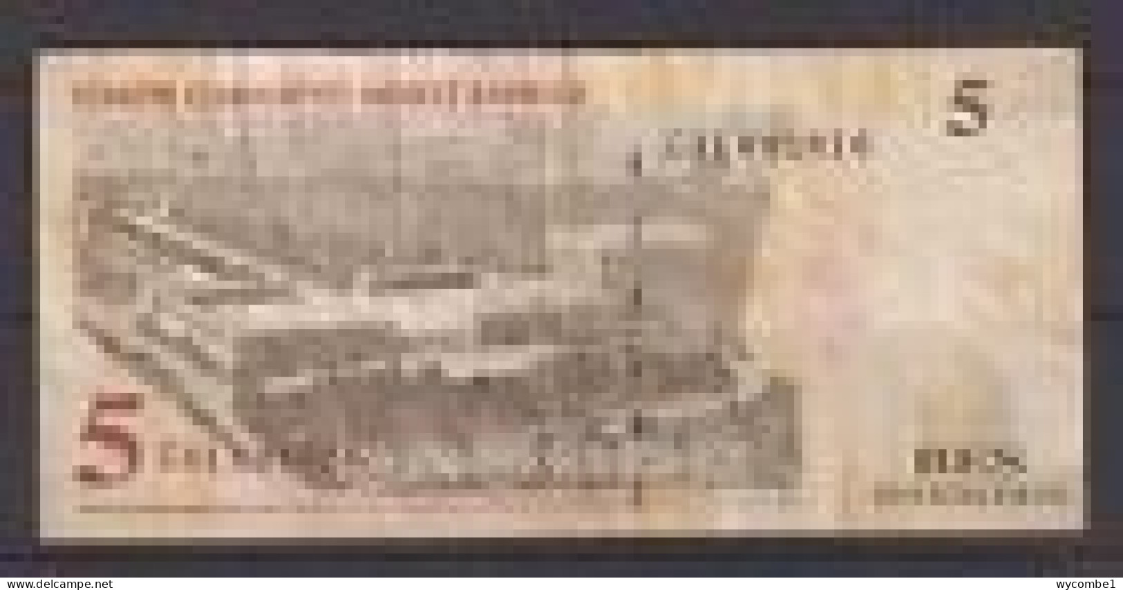 TURKEY - 2005 5 Lirasi Circulated Banknote As Scans - Turquie