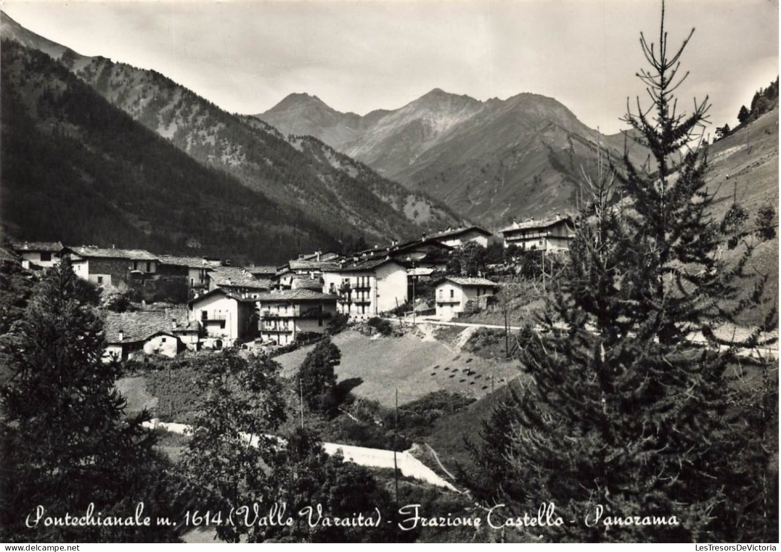 ITALIE - Cueno - Pontechianale M 1614 - Valle Varaita - FrazioneCastello- Panorama - Carte Postale - Cuneo