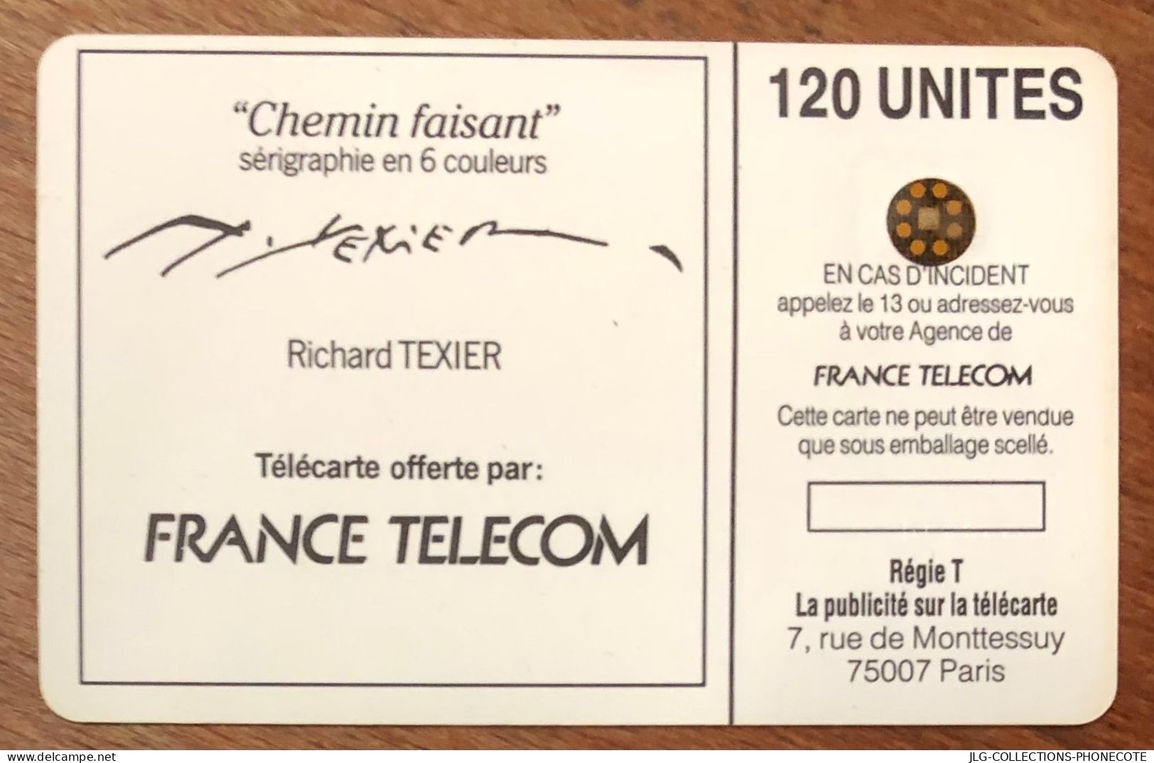 CHEMIN FAISANT INTERNE RÉF PHONECOTE C40 TIR 1000 EX TELEFONKARTE SCHEDA TARJETA PHONECARD PREPAID PREPAYÉE CALLING CARD - Interne Telefoonkaarten