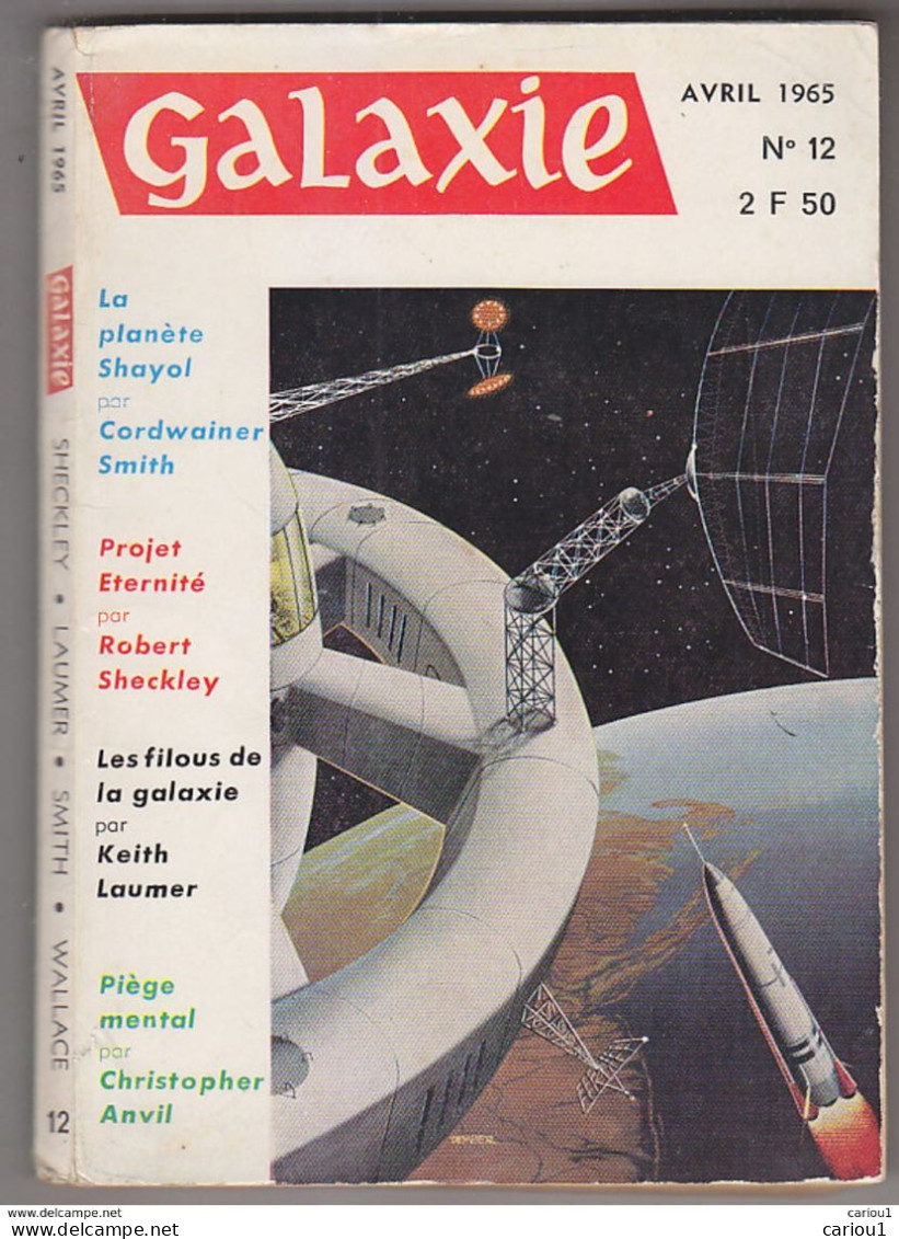C1 GALAXIE # 12 1965 Cordwainer SMITH Sheckley LAUMER Anvil VIRGIL FINLAY Port Inclus France - Opta