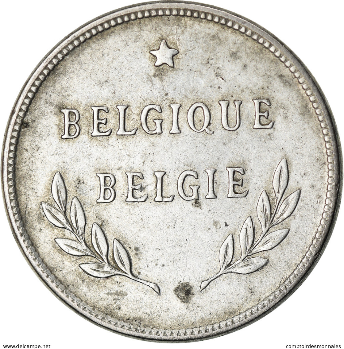 Monnaie, Belgique, 2 Francs, 2 Frank, 1944, TTB, Zinc Coated Steel, KM:133 - 2 Francs (1944 Liberation)