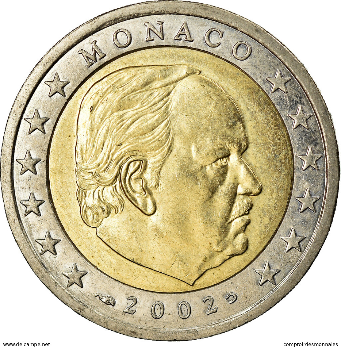 Monaco, 2 Euro, 2002, SPL, Bi-Metallic, KM:174 - Monaco