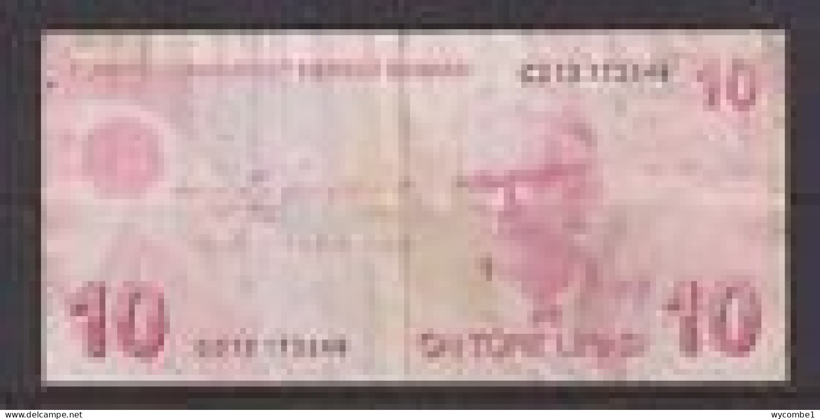 TURKEY - 2009 10 Lirasi Circulated Banknote As Scans - Turkey