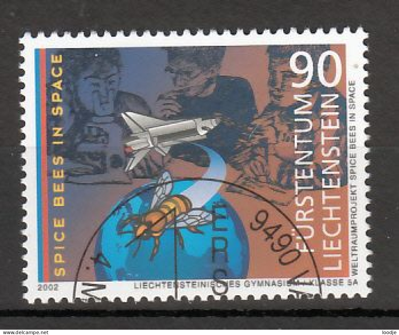 Liechtenstein Mi 1291 Nasa Gestempeld - Used Stamps