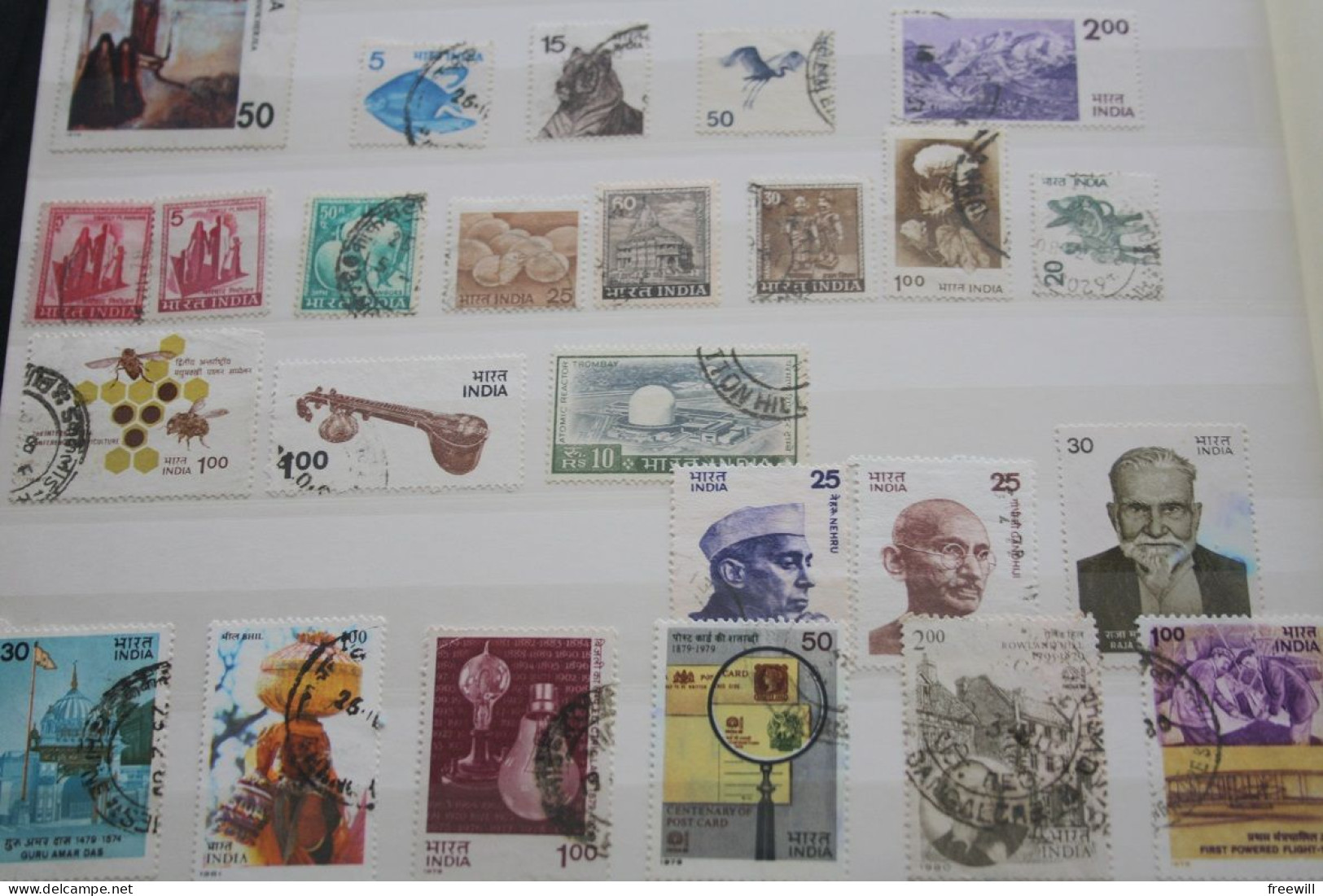 Inde India Timbres Divers - Various Stamps -Verschillende Postzegels - Oblitérés