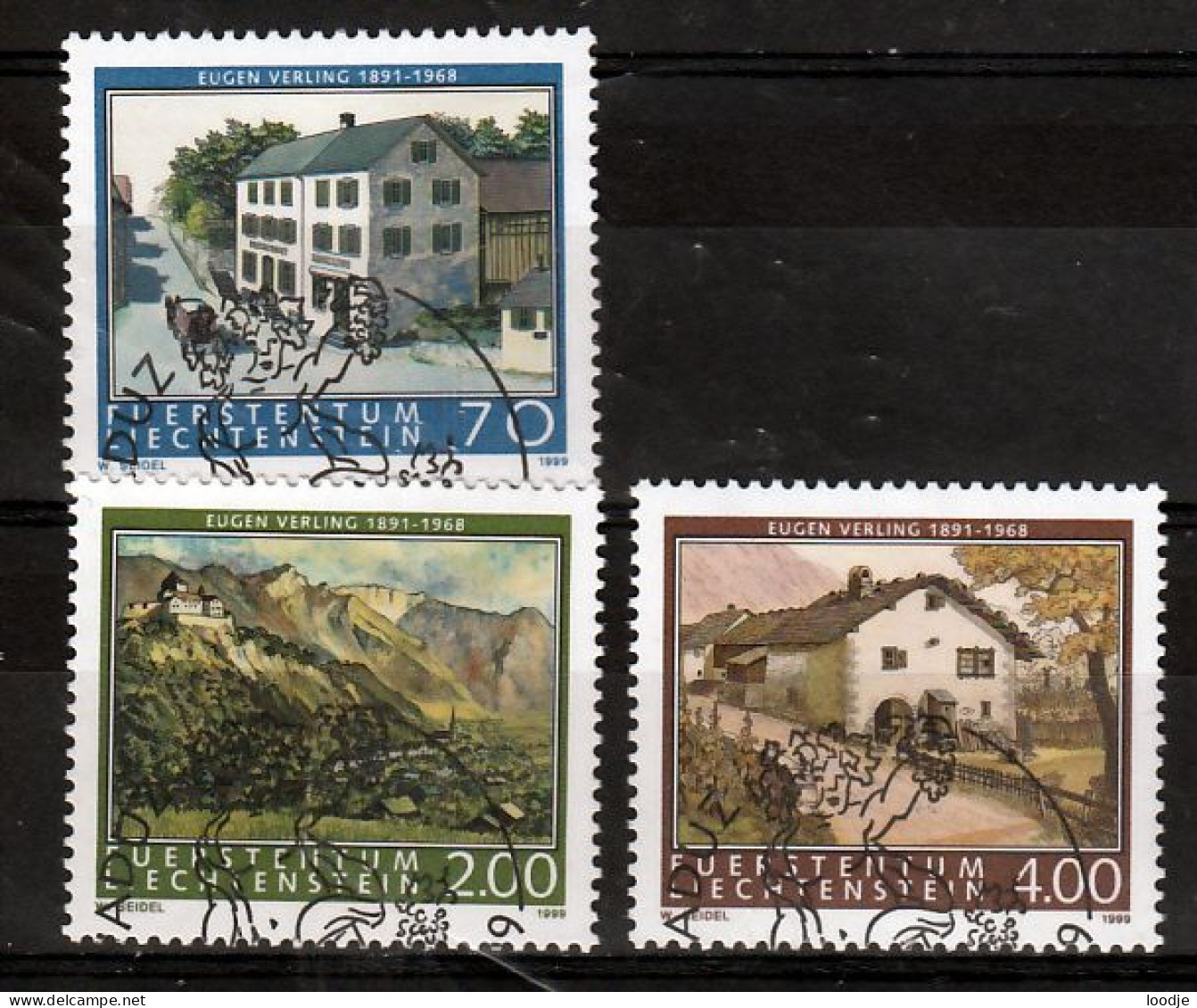 Liechtenstein Mi 1212,1214  Gestempeld - Oblitérés